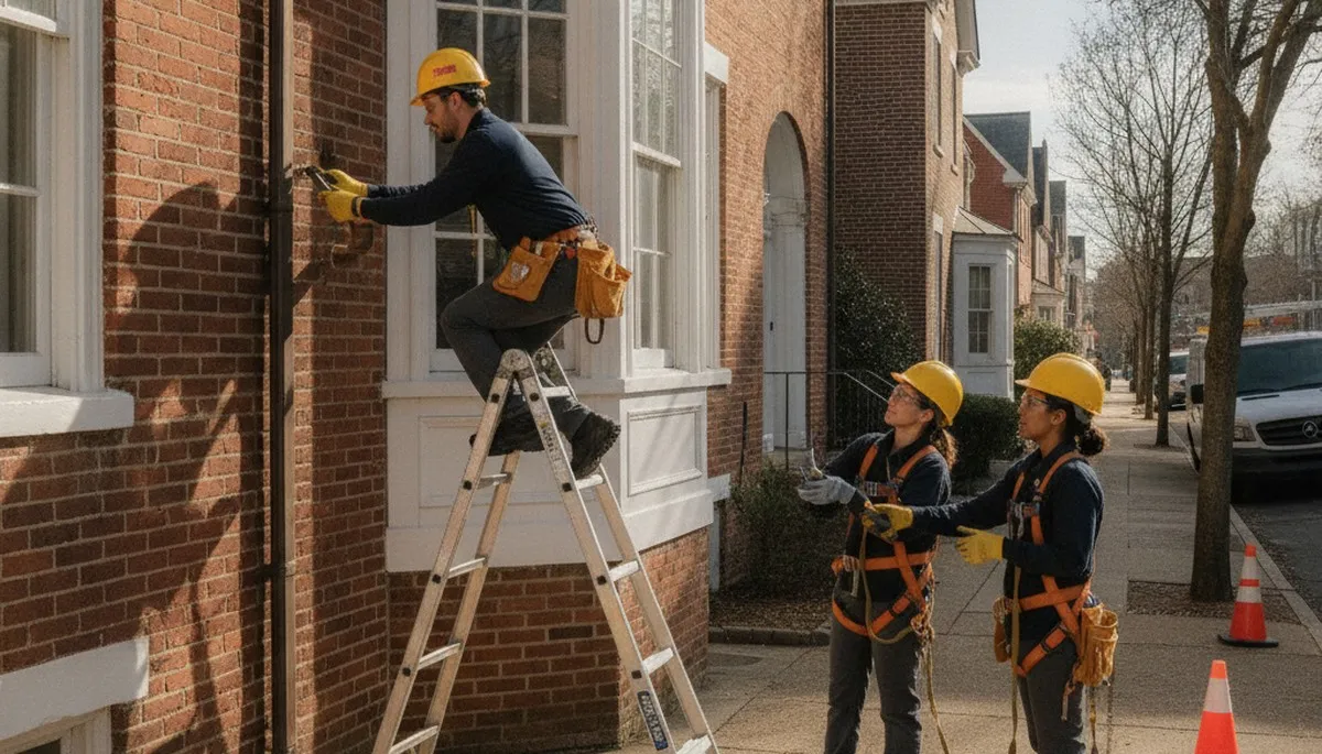 Plumber repairing a pipe in Virginia Beach, VA for emergency plumbing service