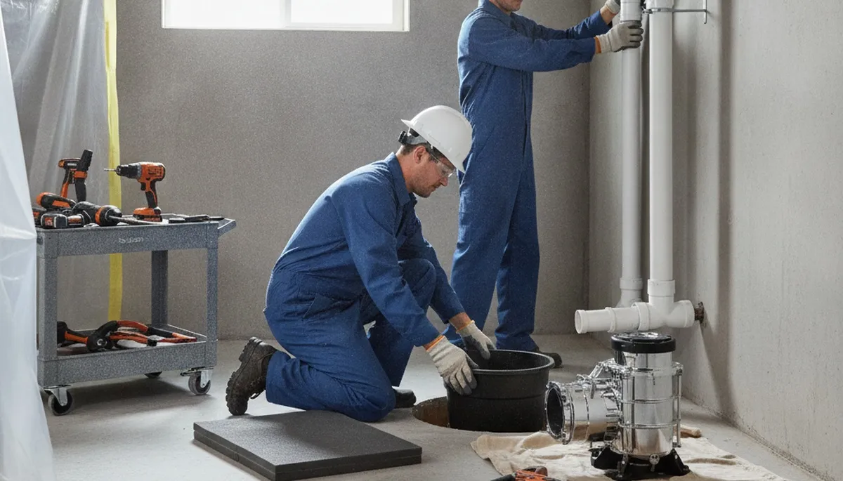 Sump pump installation for Virginia Beach, VA home flooding protection by On Call Plumbers